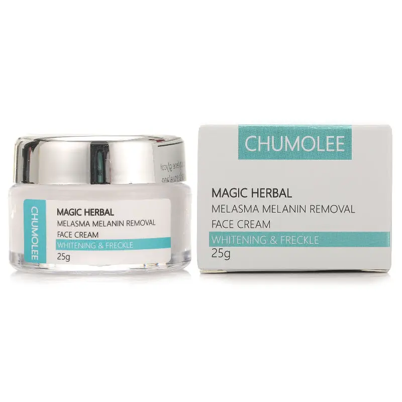 Chumolee эффективный натуральный травяной отбеливающий крем для удаления веснушек и темных пятен 25 г