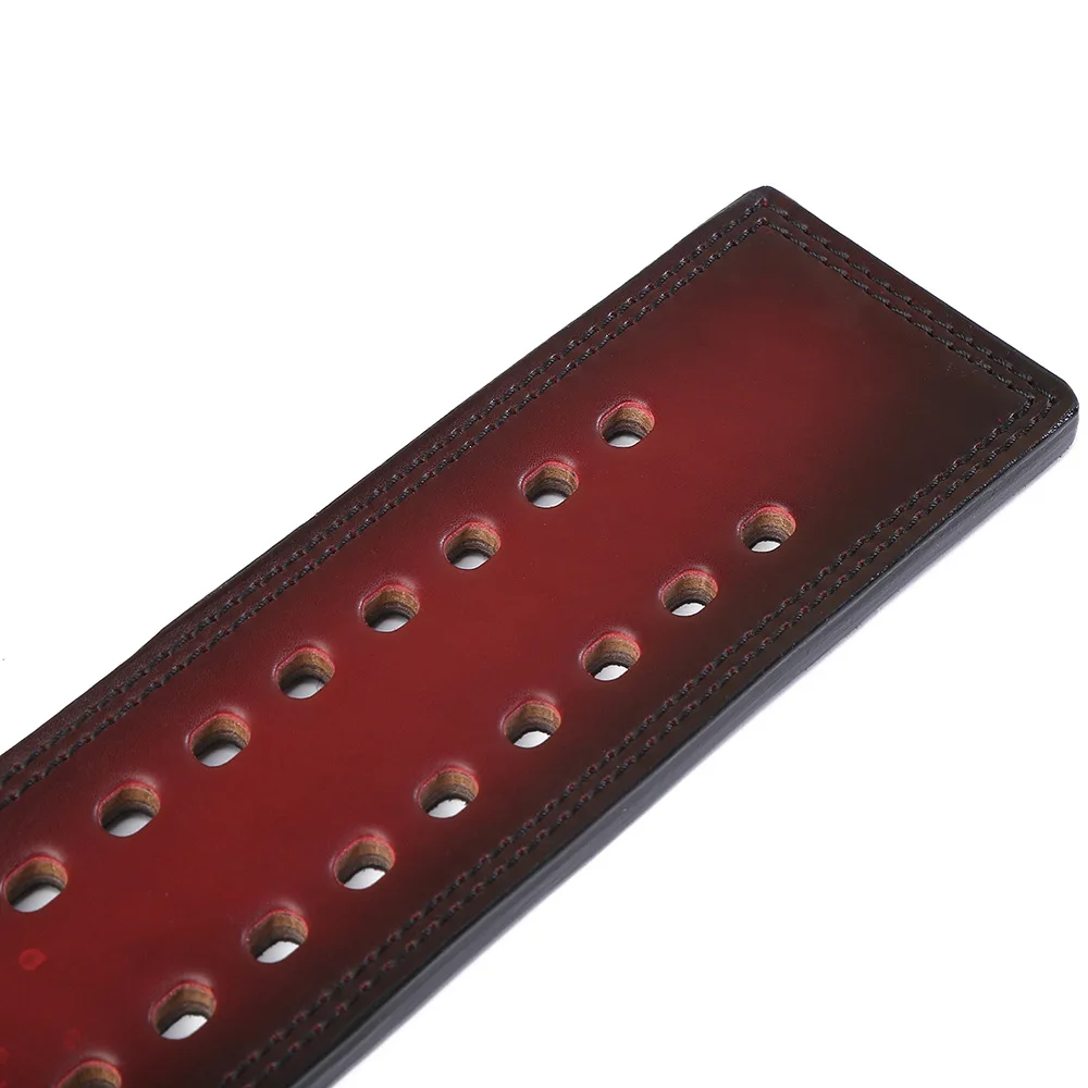 Weight Lifting Belt Genuine Leather 10MM Powerlifting Gym Belts for Weightlifting Deadlifts Squats Heavy Duty Bodybuilding