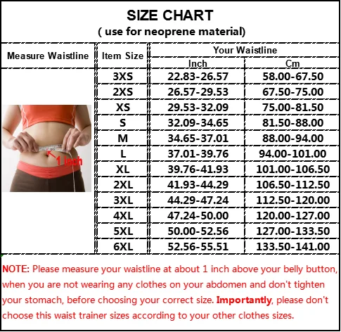  Корсет для талии NANBIN из неопрена большие размеры