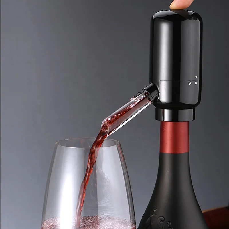 Electric Accelerated Oxidation Wine Decanter Spout No Dripping and Washable Wine Dispenser Pump