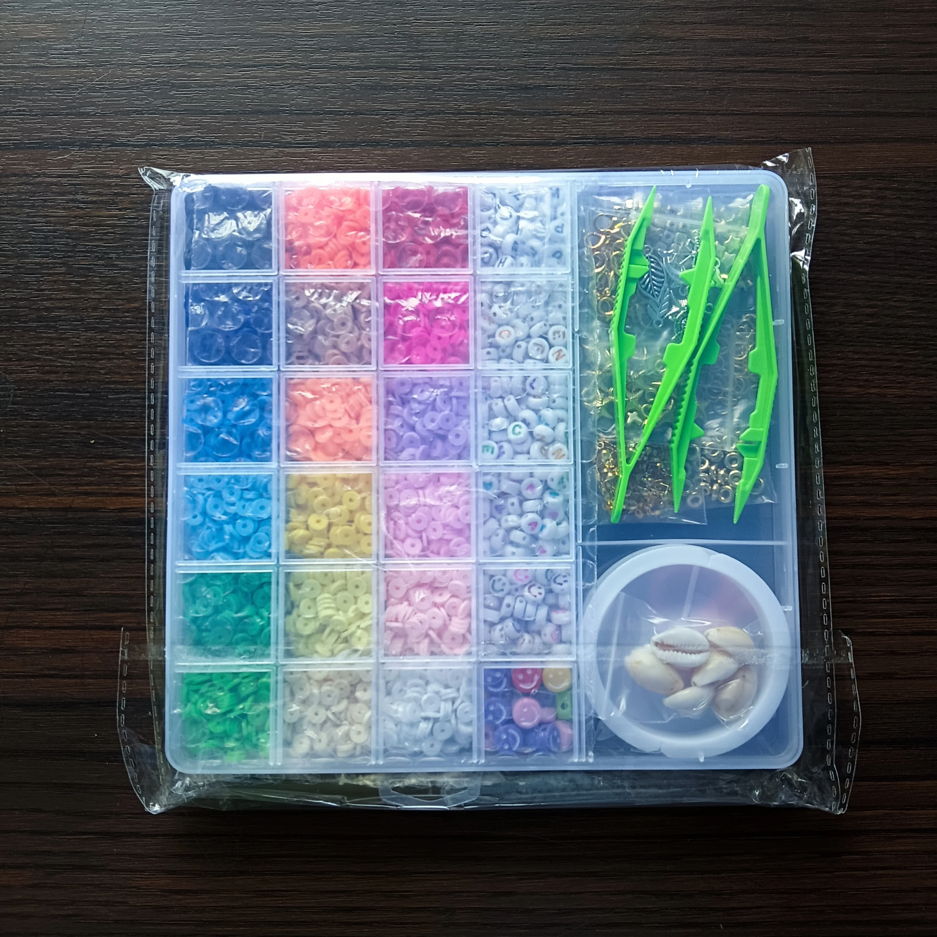 Fashion 6 mm Handmade Polymer Clay Spacer Beads Kit Disc for Earring Bracelet Necklace Jewelry DIY Craft Making