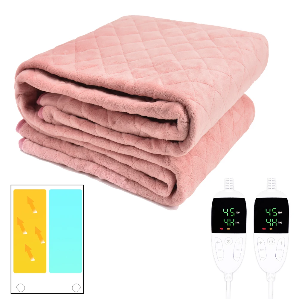 heat amethyst tourmaline mattress for detox home Constant temperature hot Water blanket heating pad office mini electric blanket