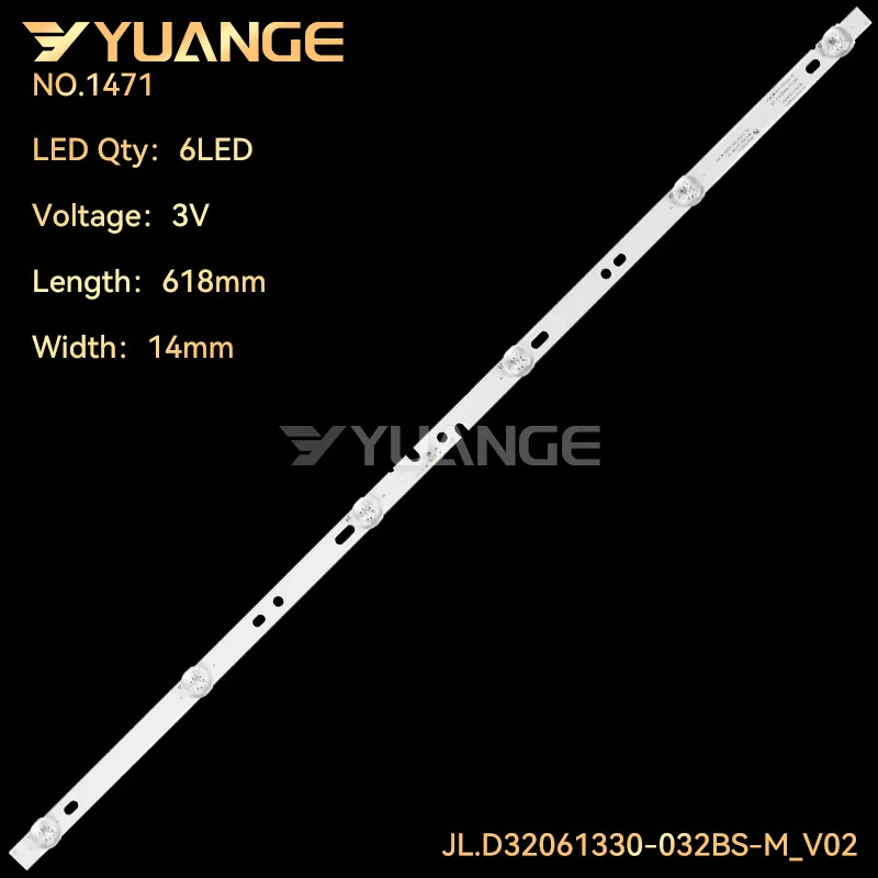 LED-Телевизор подсветка лампа полосы для JL.D32061330-032BS-M_V02 06-32C2X6-618-M13W14-180528 KKTV K32C подсветки ЖК-телевизор бар