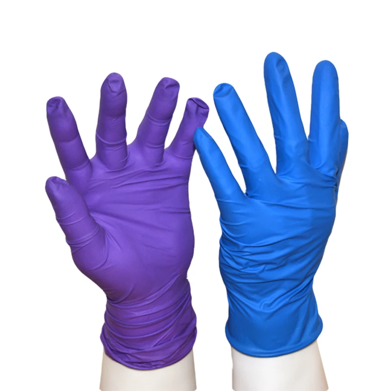 Working gloves nitrile powder free examination gloves