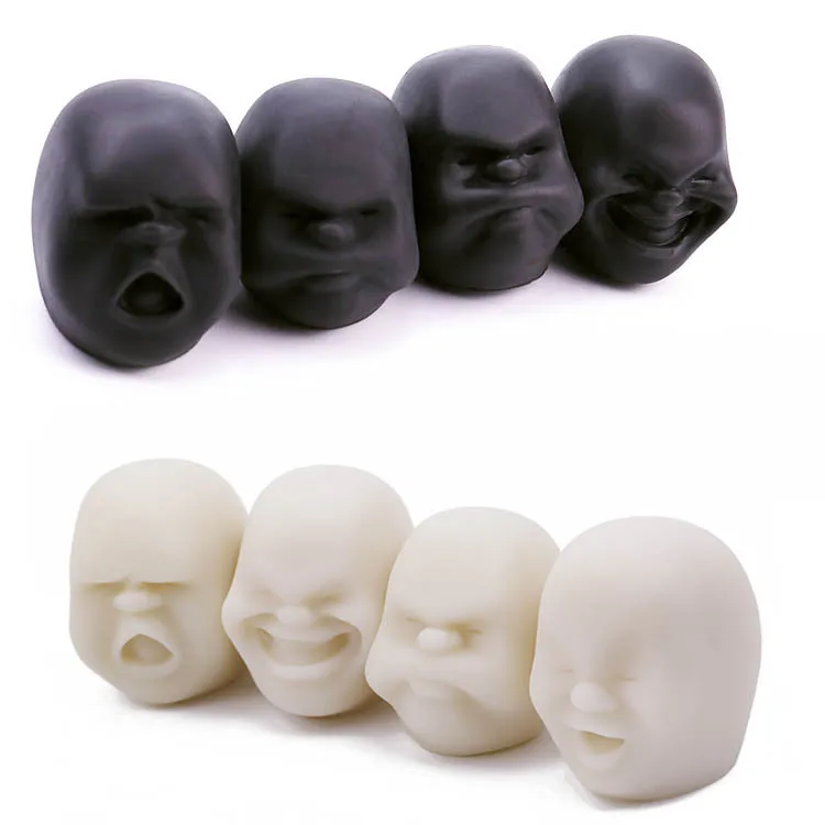 Funny expression face doll office stress relief squeeze toy stress relief toy
