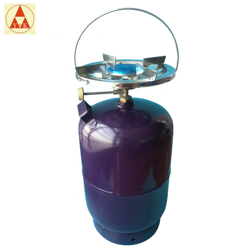 Hot Selling 5KG LPG Gas Cylinder Nigeria Portable Windproof Camping Stove Cooking Gas Cylinder