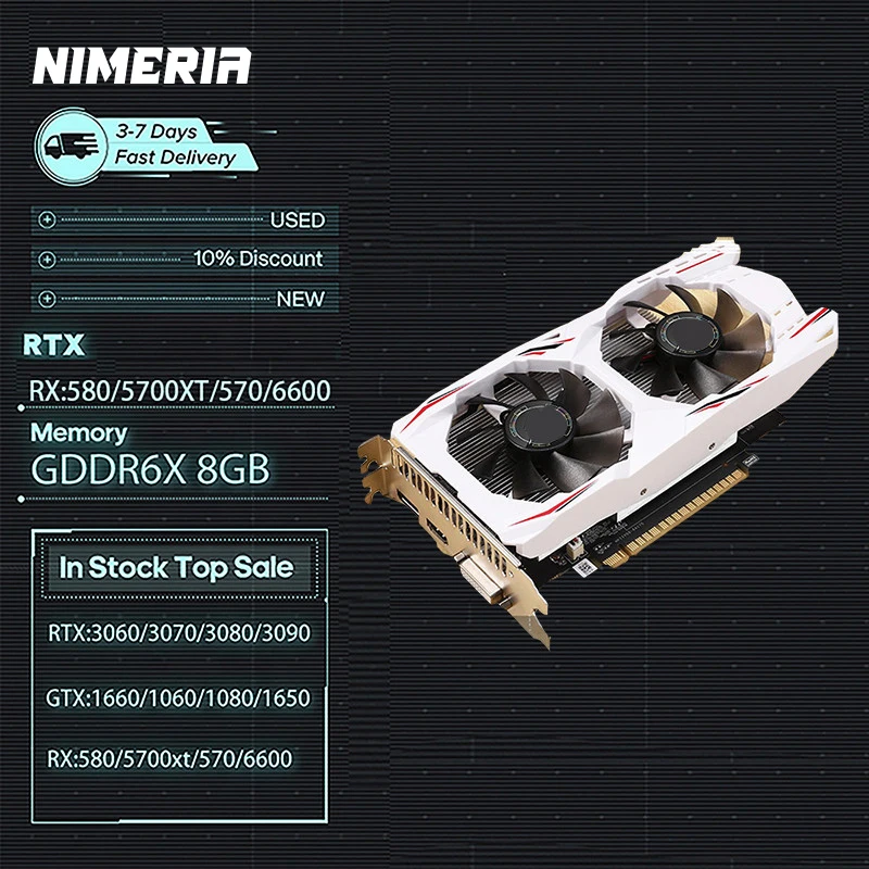 Good Quality Gtx1060 3g 5g 6g Sx Core Preorder Chinese Homemade Video Card Sexy Mp4 1660 Super 6gb Graphics Card