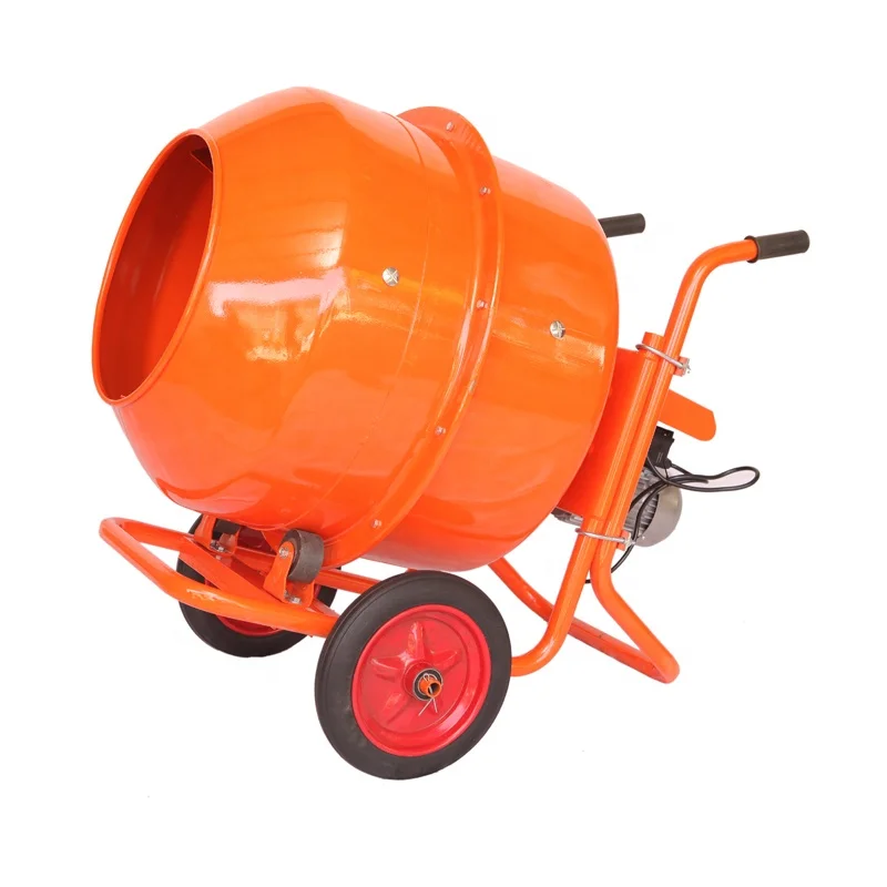 Portable 200l electric concrete mini cement mixer