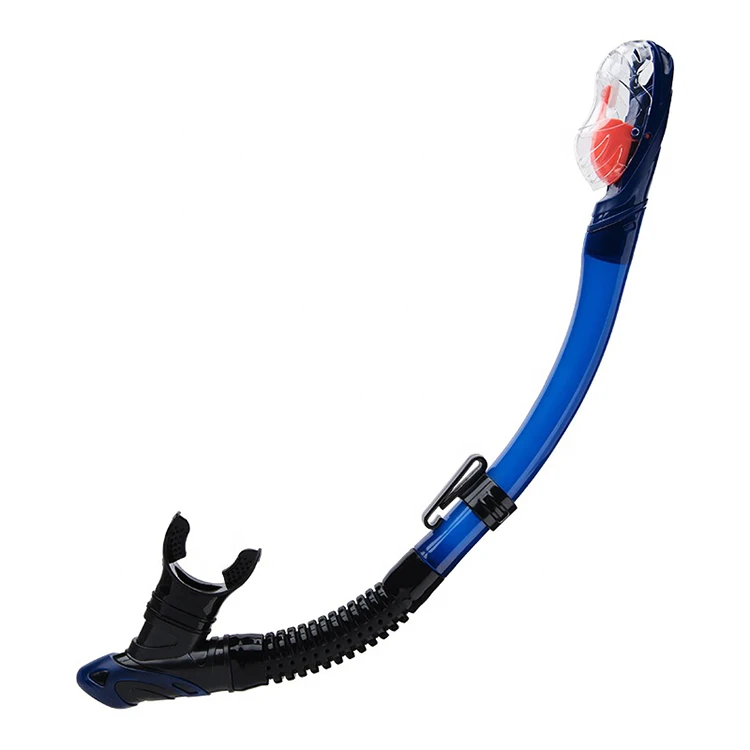 Professional Silicone Mouthpiece Portable Clasp Breathing Tube Free Diving Scuba Dry Diving Snorkel Tube