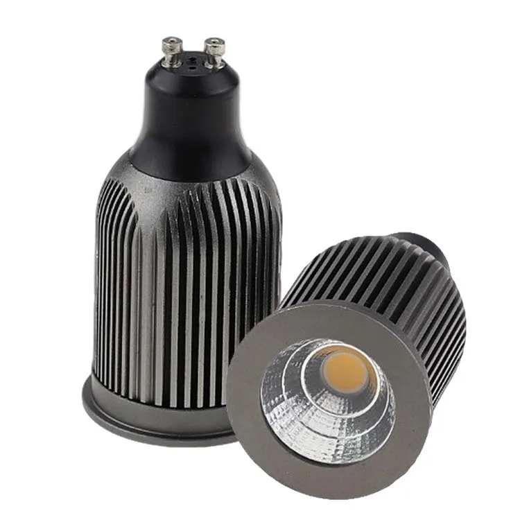 5 year warranty high quality 9W 10W GU10 MR16 Aluminum COB Led Spotlight AC85-265V 12V spot light