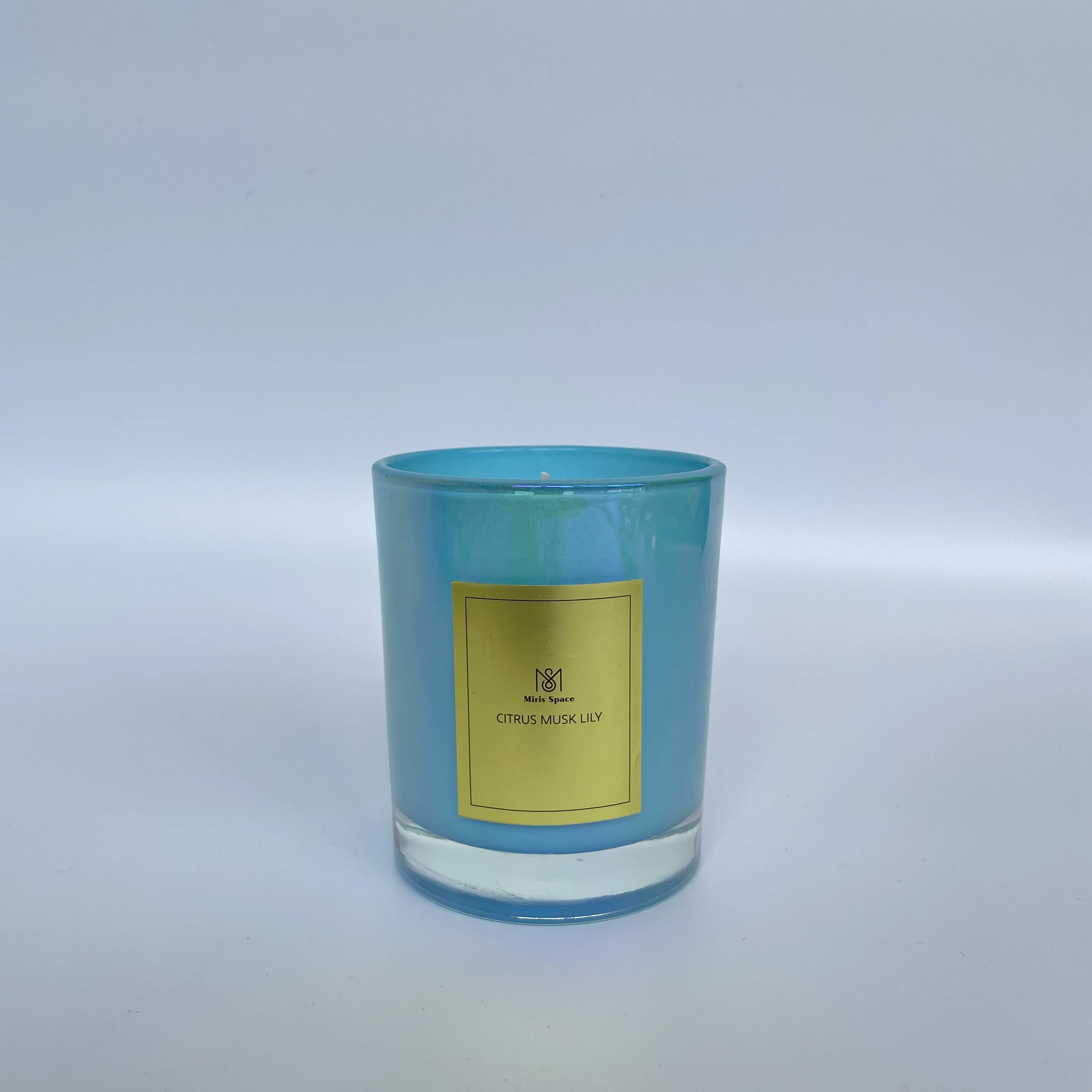 Wholesales Vanilla Electroplating Glass Electroplated Candle Custom Color Private Label Luxury Candles Candle Soy Wax Natural