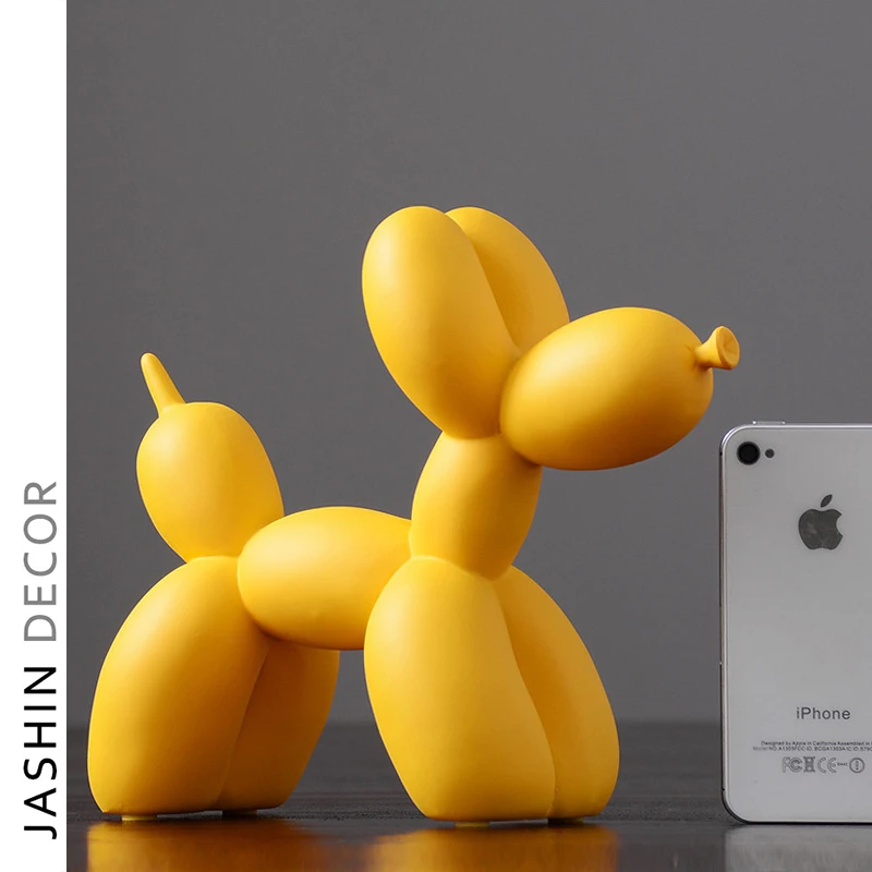 Nordic balloon dog decoration resin creative simple living room table top resin ornaments balloon dog