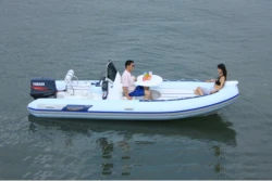 beautiful lines RIB550 sport inflatable fishing boat rib boat hypalon1