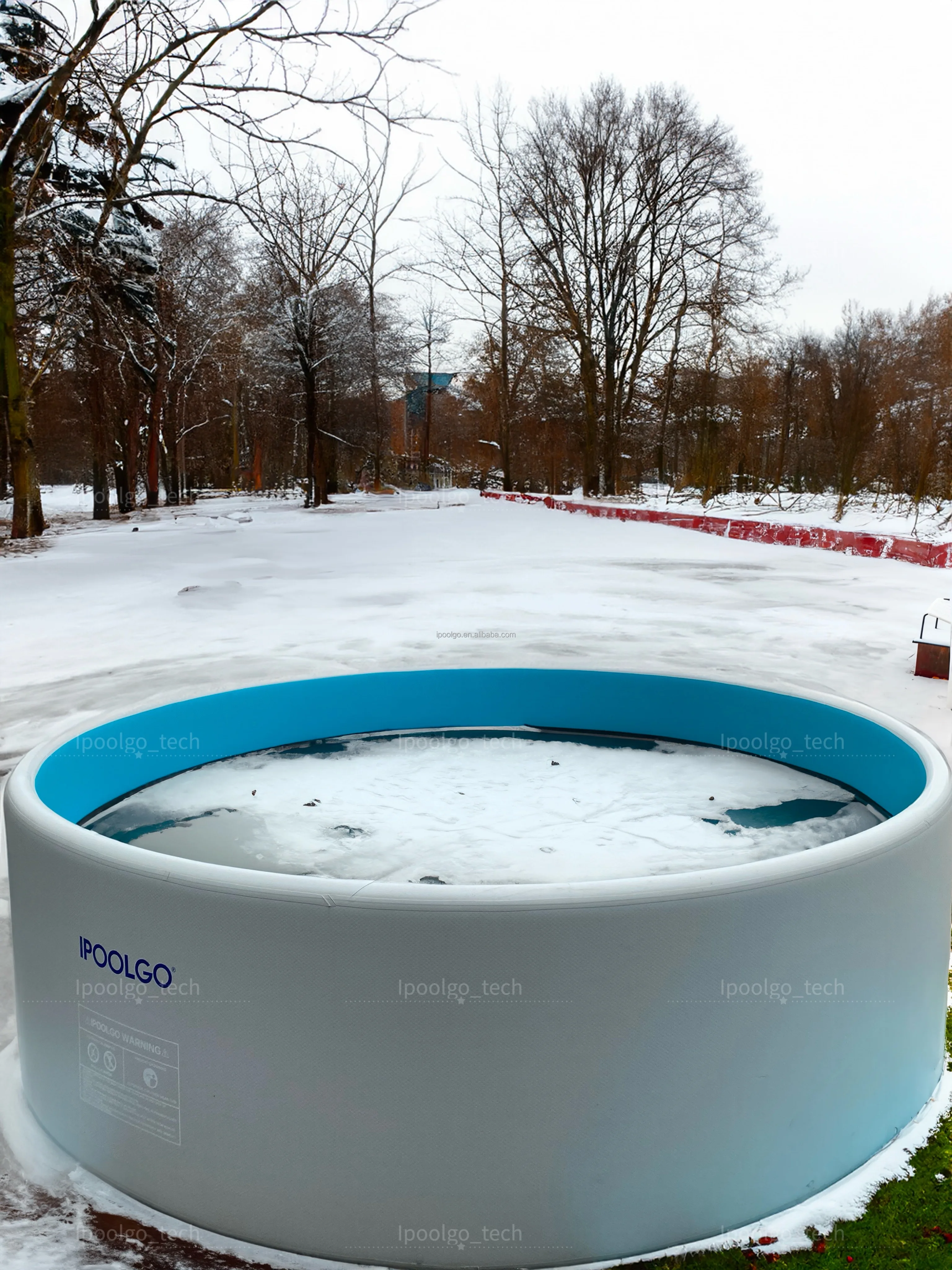 IPOOLGO надувной бассейн 2024 новый дизайн открытый и семейный быстрый набор портативный