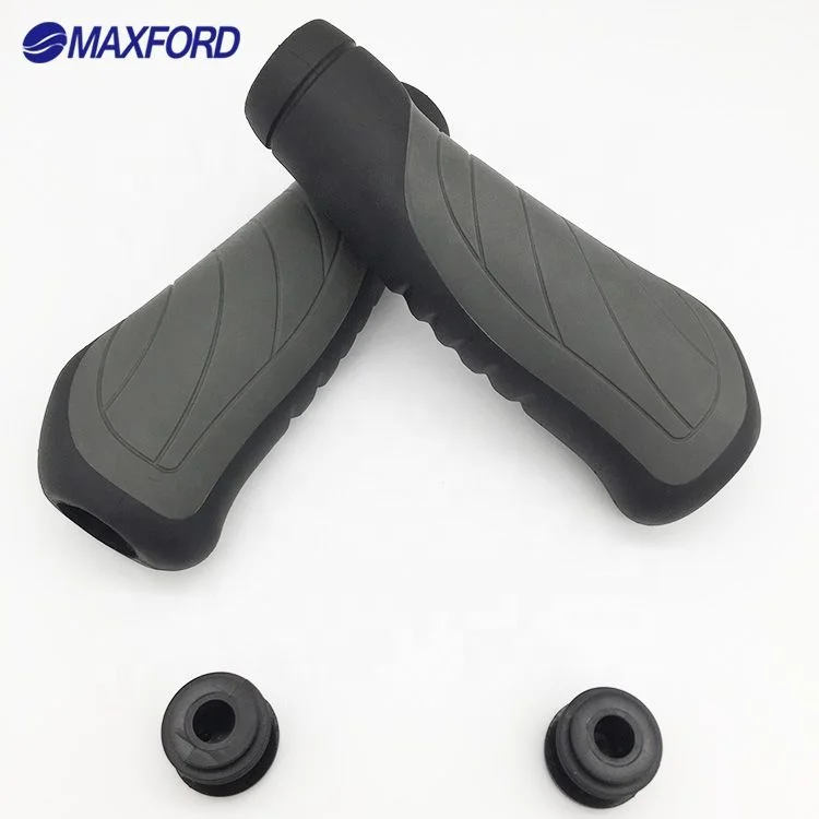 Макс _ Форд велосипеда сцепление велосипед прорезиновая вставка 135 мм велосипедный руль Резиновый рукав крышка Черный с серым цветом vvelo VLG-690