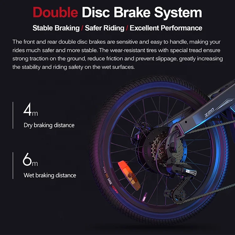  In Stock DDP Electric Bike 250W 20 Inch 80KM E Folding Bicycle Xiaomi Himo Z20 City