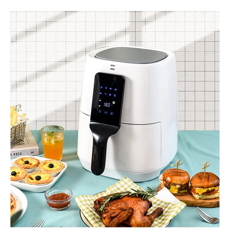 Non Stick Coating Easy Clean Large Capacity Digital Electric Deep Air Fryer Pan