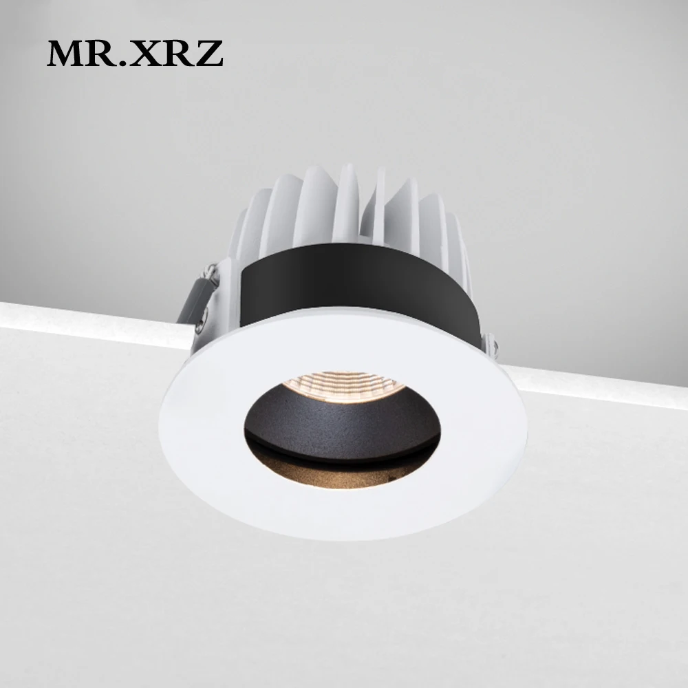 Mr. XRZ 7 Вт 10 встраиваемый светильник высокого качества алюминиевый круглый потолочный прожектор COB светодиодный для внутреннего