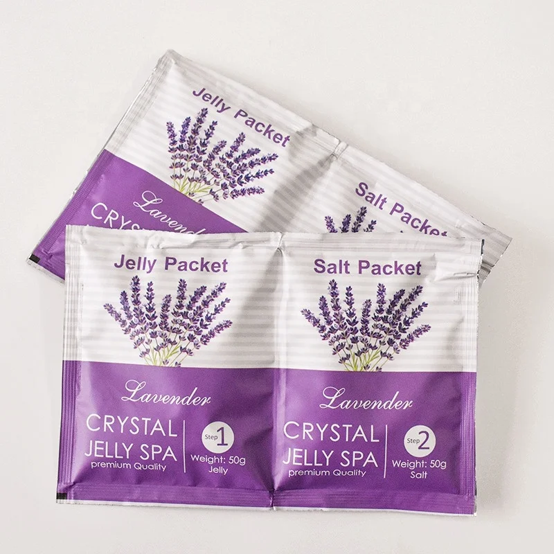 Foot Spa Lavender Crystal Jelly Salt Powder Soften Whiten Foot Bath Salt Diy Cool Jelly Gel Pedicurehelly Pedicure