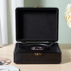 2022 Hot Sale Portable Video Cassette Wireless  CD Player Stereo Sound Speaker Turntable Retro Record Player