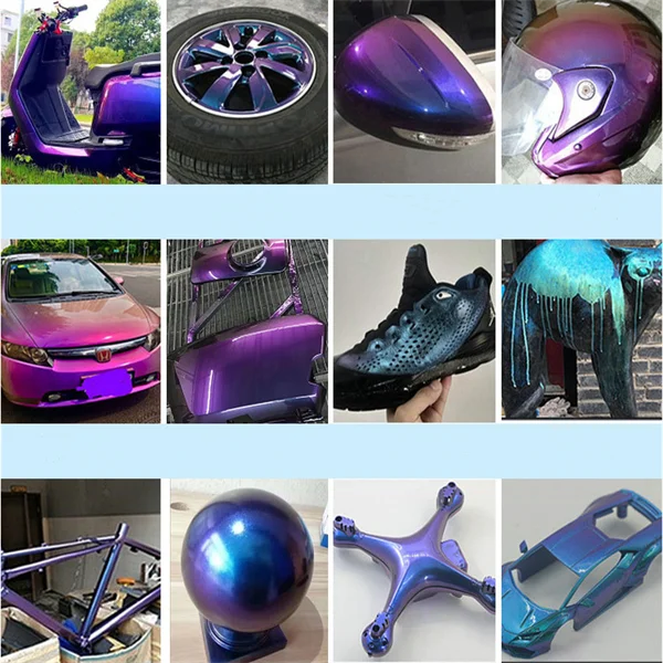 Wholesale  Bulk Orange Blue Green Chameleon Paint Chameleon Pigment Powder