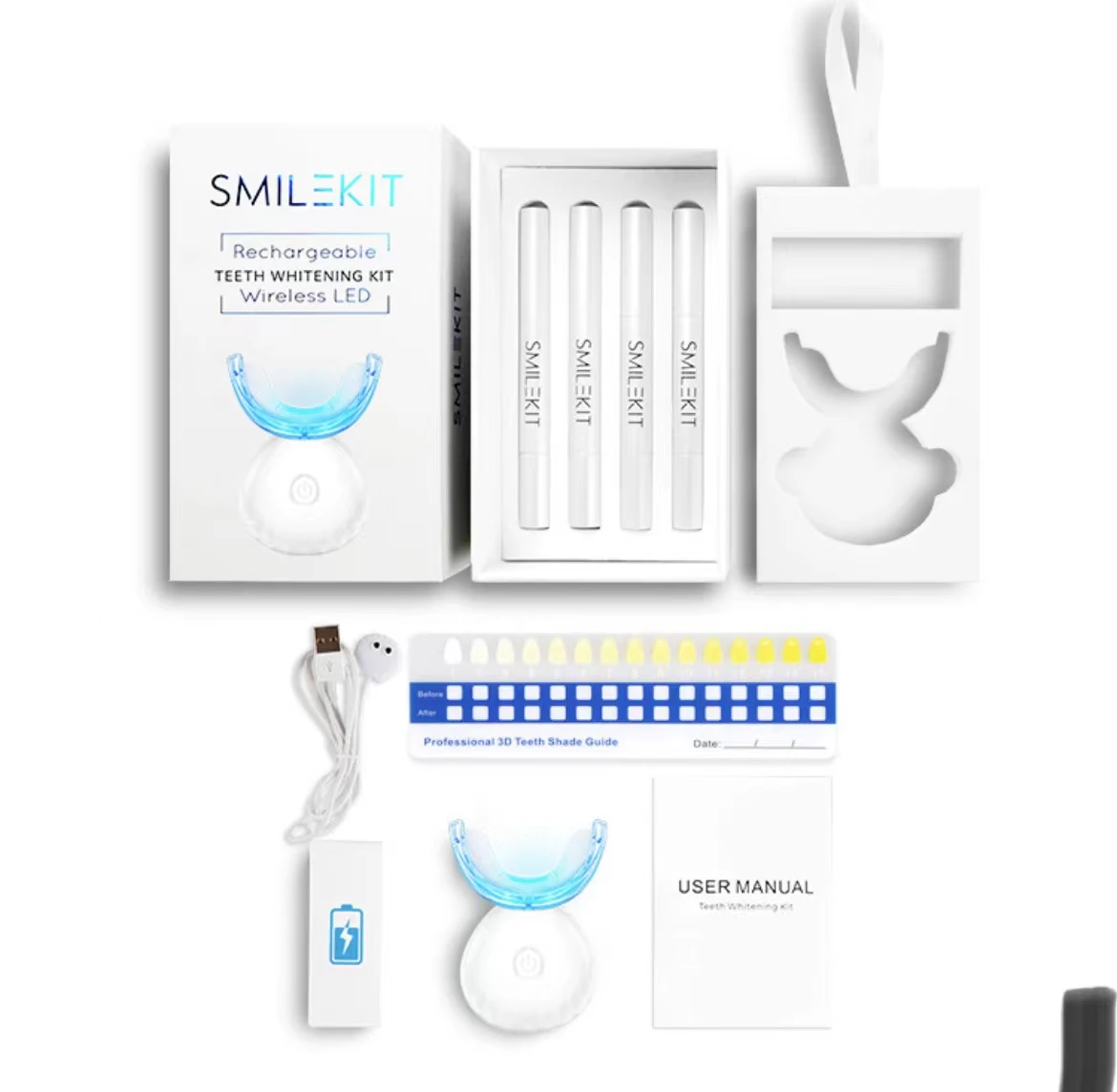 2022  Hot Selling Usb Rechargeable Led Light For Teeth Whitening Portable Whitening Teeth Device