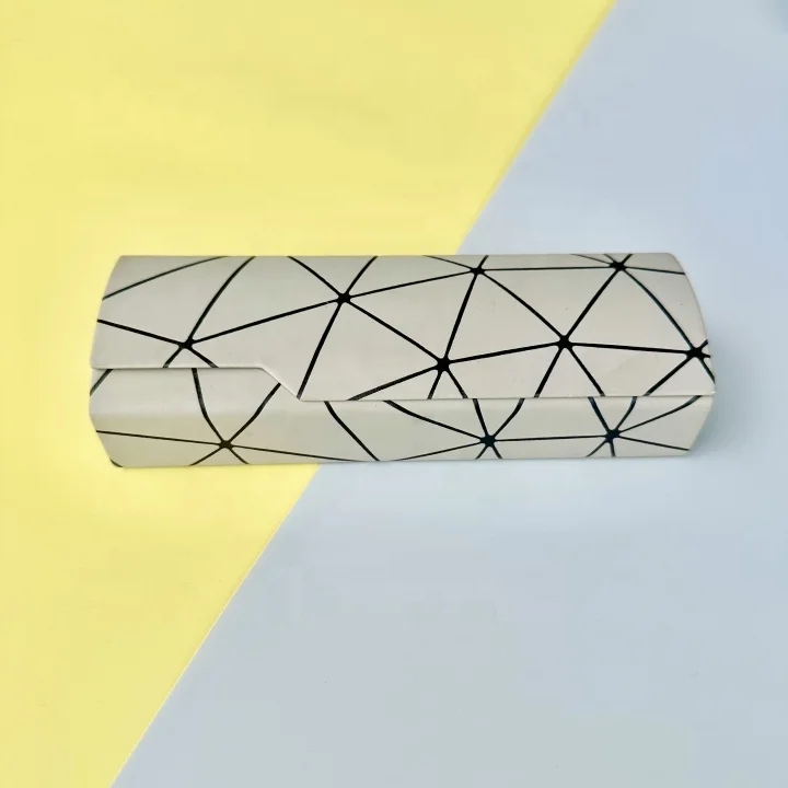 glasses case custom logo pu case white kids glasses box glasses case hard leather
