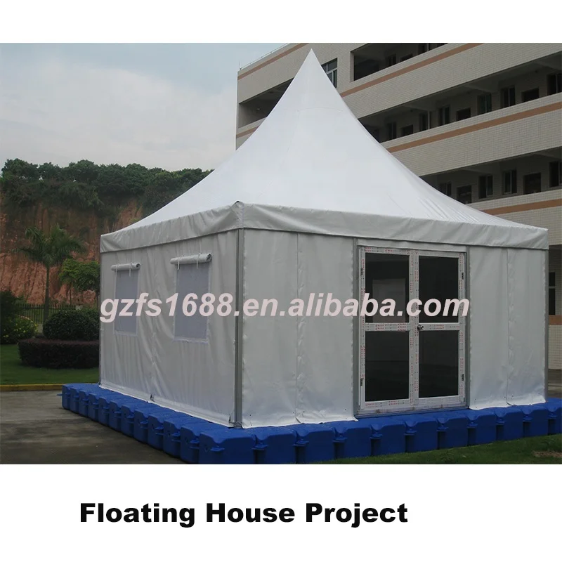 Guangzhou manufacturer plastic pontoons used for floating dock/floating bridge/floating restaurant