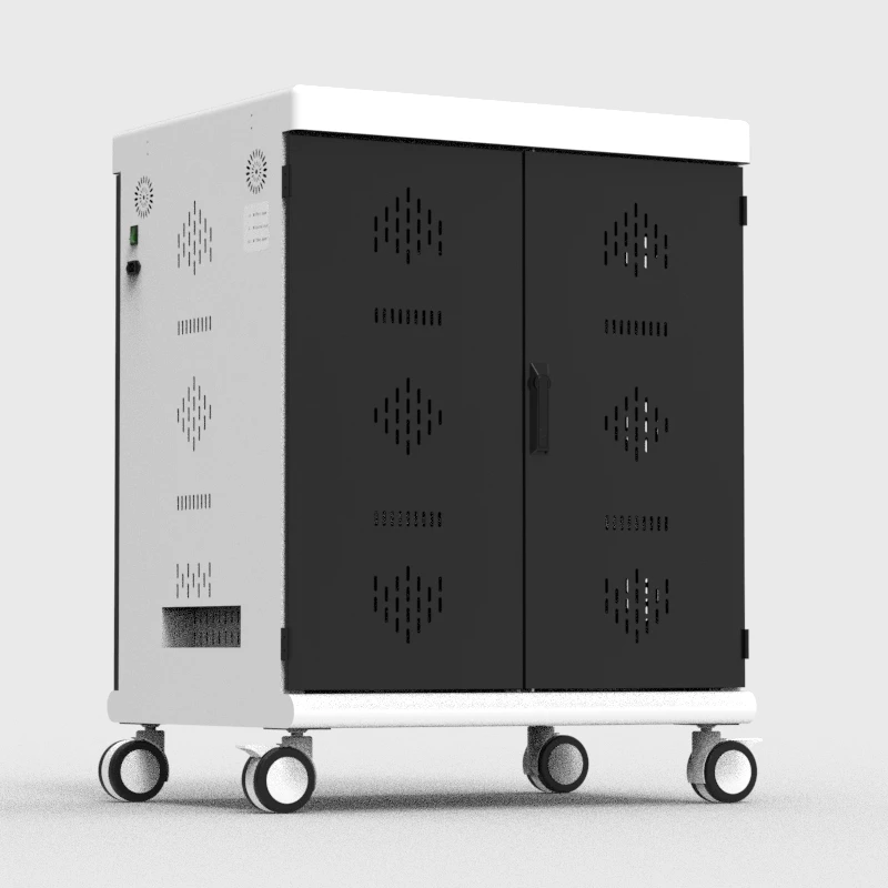 High quality multi-laptop trolley in stock charging cart charging cabinet