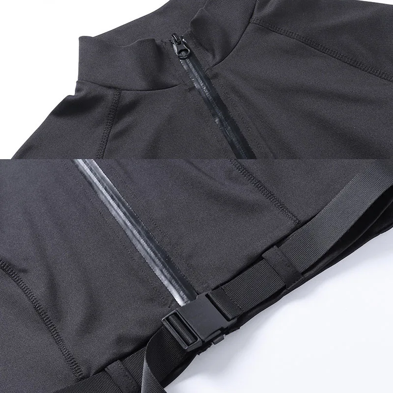 Free Shipping Hot sale new fashion suit long sleeve exercise tight running zipper suit