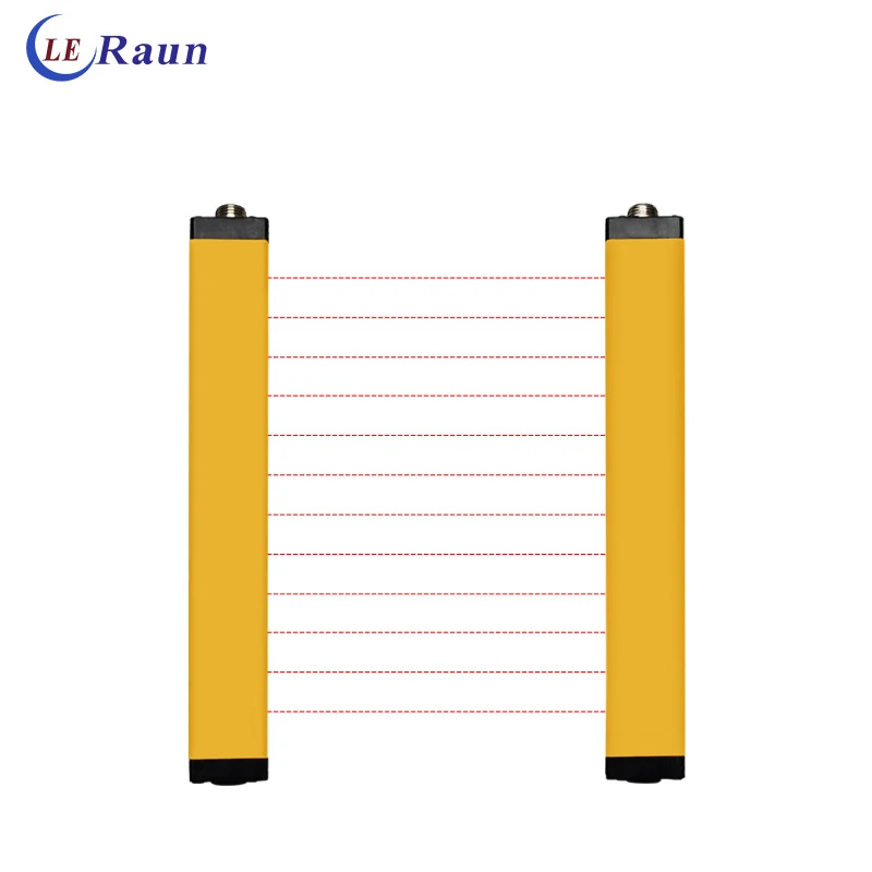 Leraun Safety Protection Scanner Device 400mm Height Industrial Safety Light Curtain Sensor For Automatic Machine