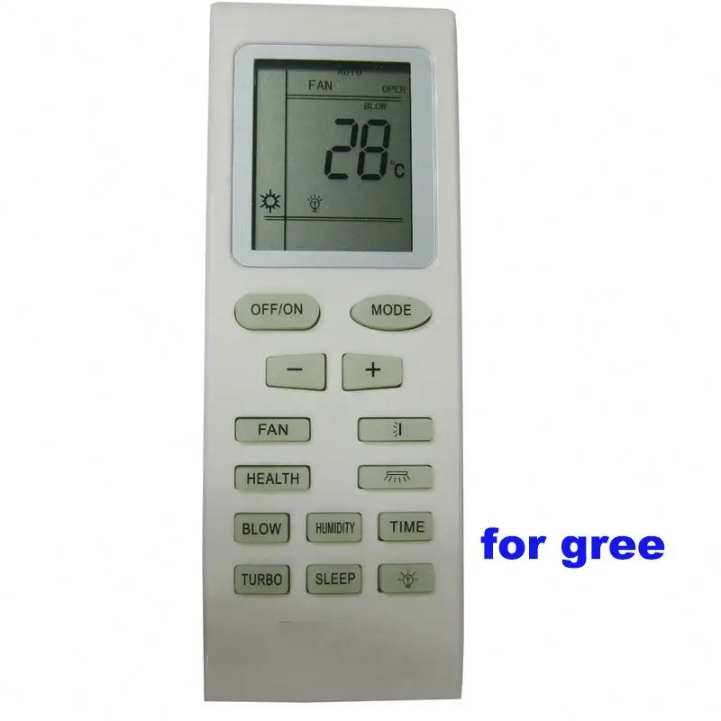 2016 hot selling air conditioner remote control for GRE/E bathroom fan heaters with remote control