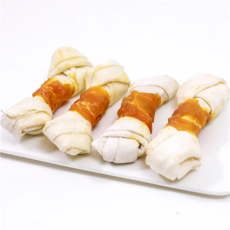 Dental Knotted Bones Organic Dog Teeth Cleaning Supplies Pet Treat Manufacture