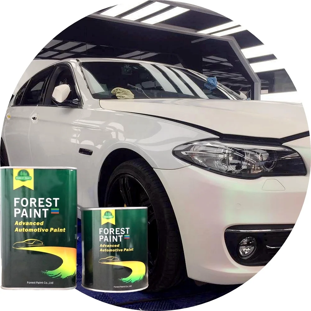 China Manufacturer Supply White Pearl Acrylic 2k Car Paint and Metallic Colors Acrylic Auto Car Lacquer