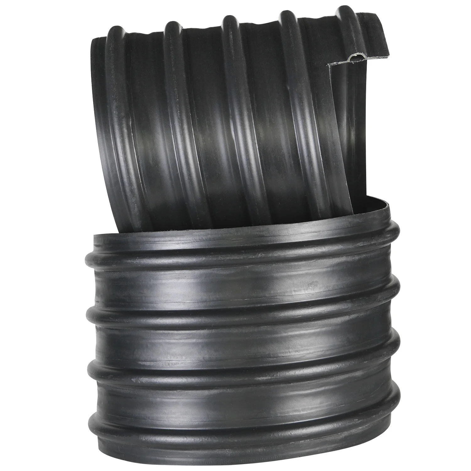 Metal reinforced polyethylene (PE) spiral corrugated pipe for underground sewer MRP