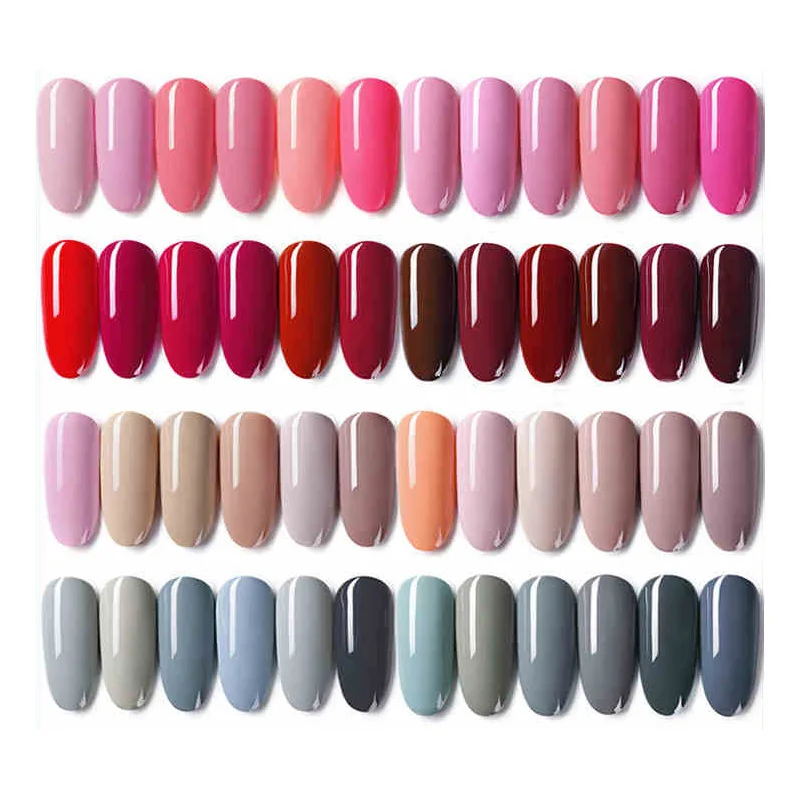 Wholesale nail art supplies soak off UV lovely girl color gel nail polish free sample