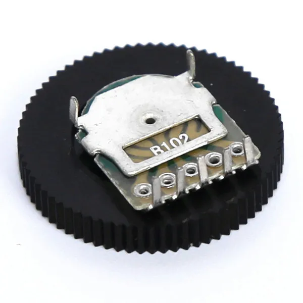bonens Wholesaler 15*1 16*2 Dual thumb wheel potentiometer 5K 10K 50K 10k audio potentiometer