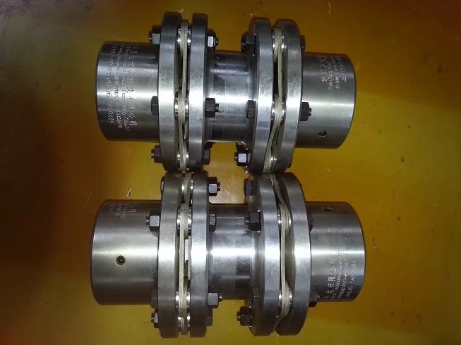 clamp flexible taper twin disc torsional membrane shaft coupling