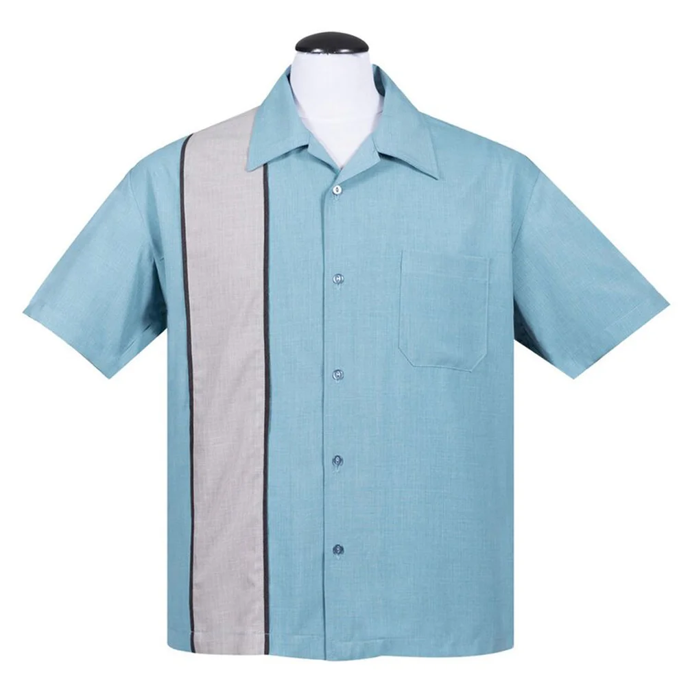 2022 Full Custom Bowling Shirts cheap Retro bowling shirts high quality casual Bowling Shirt Sublimation