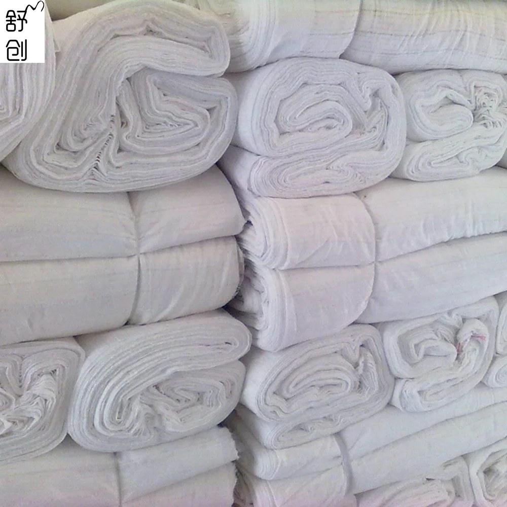 Factory direct flax linen blend woven greige fabric for cloth