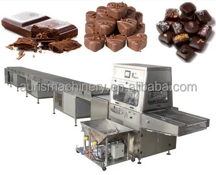 small chocolate enrober machine chocolate enrobing production line chocolate candy cooling tunnel