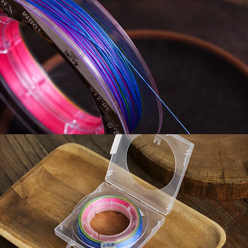 LINNHUE Professional Manufacture WX8 PE Line Nice Price 100m Fishing Line suitable for lure indoor sea fishing