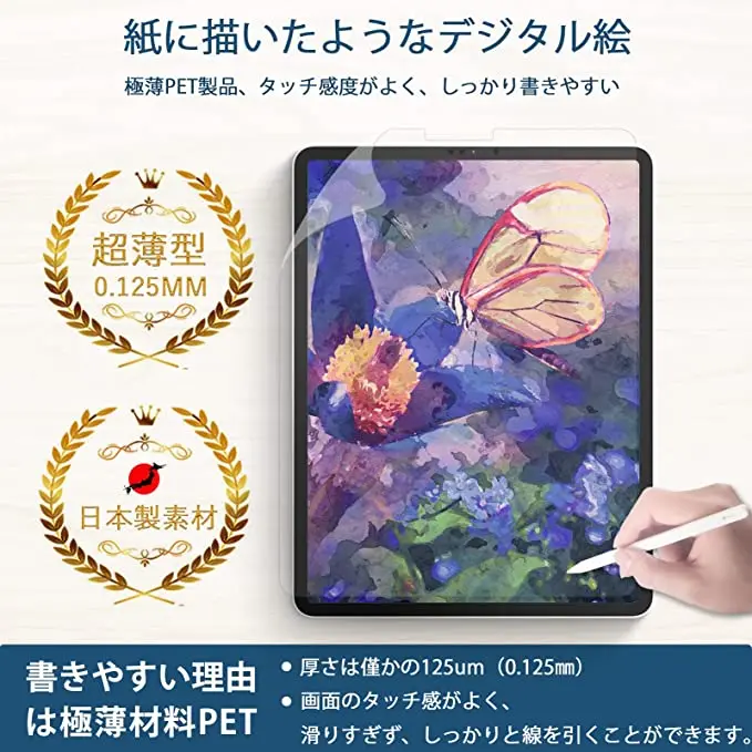 Easy To Install Paper Texture Film Anti Glare Screen Protector Bubble Free High Touch Sensitivity For Ipad Mini 6