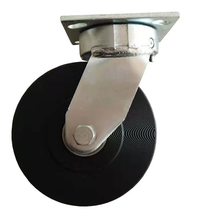 Load 1350kgs Heavy Duty 150mm Black Nylon Wheel