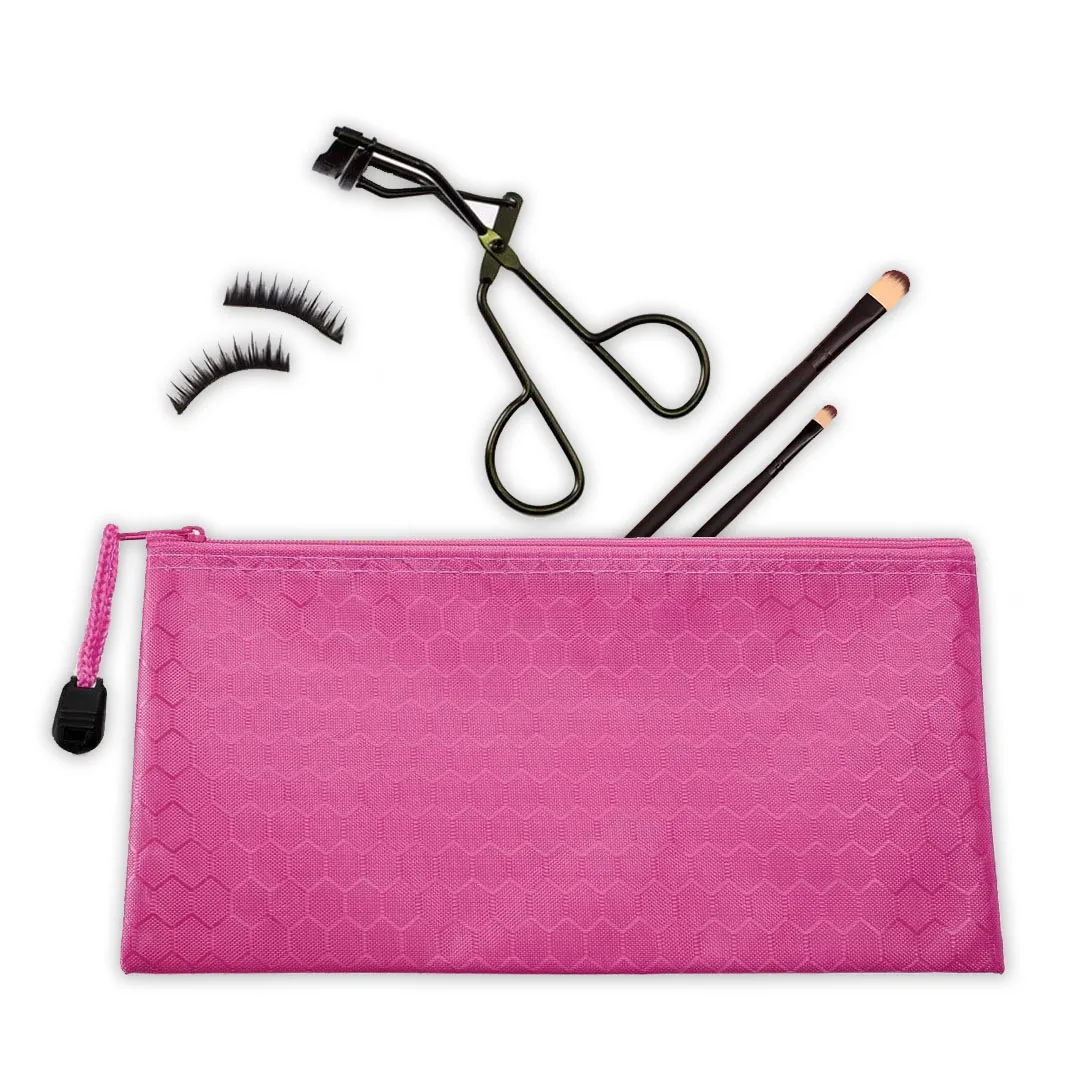 Startrichest Custom Design Logo Printed Plain Organizer Pencil Cotton Canvas Pouch Travel Makeup Cosmetic Bags