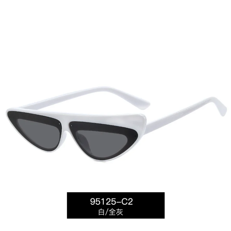 FDA95125 AliExpress Hot Sale INS Style Womens Sunglasses UV400 Protection Small Cat Eye Sunglasses
