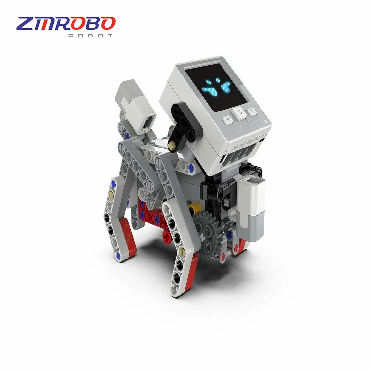 ZMROBO 2022 New Education Robot For Children Coding Programming Building Blocks  STEM Kit Block Building DIY Education Robots