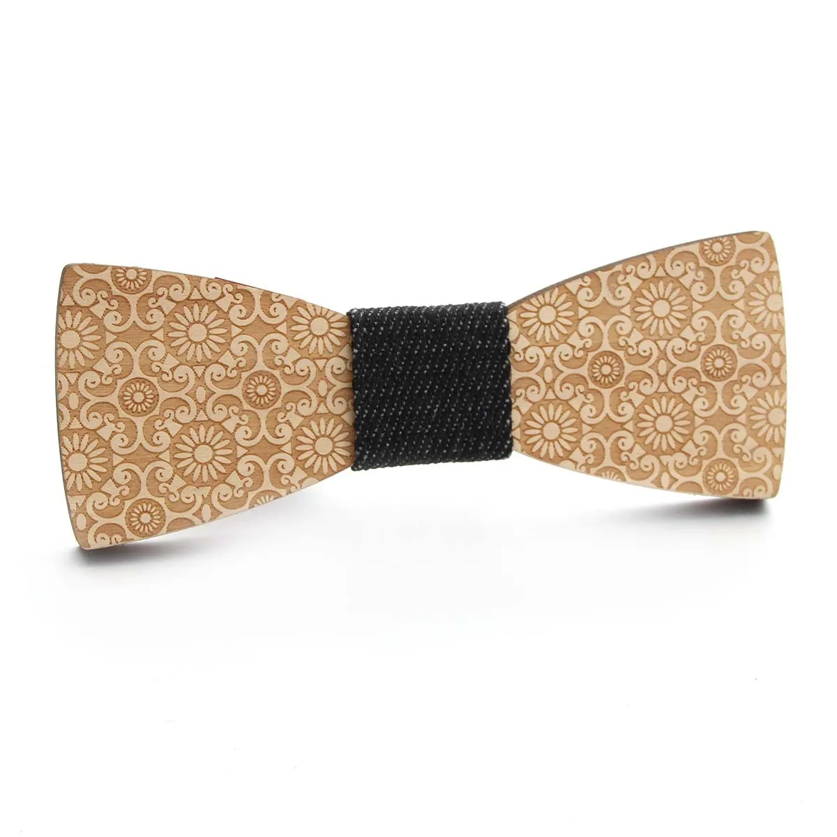  Hesiod Wholesale Manufacturers Fashion Wood Bow Tie Gift Wooden Pre-tied For Wedding