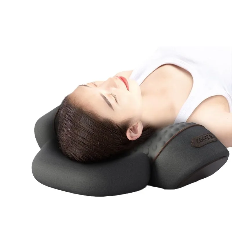 Relax Neck Massage Pillow Cervical Massager Spinal Traction Device pain Relief Heating Cervical Spine  Traction Neck Stretcher