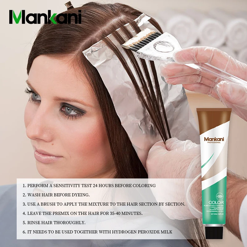 OEM free ammonia hair color dye wholesale permanent hair color cream for women